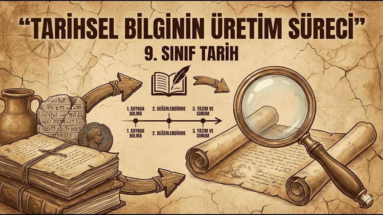 Tarihsel Bilginin Üretim Süreci 9.Sınıf Tarih  Konu Anlatımı