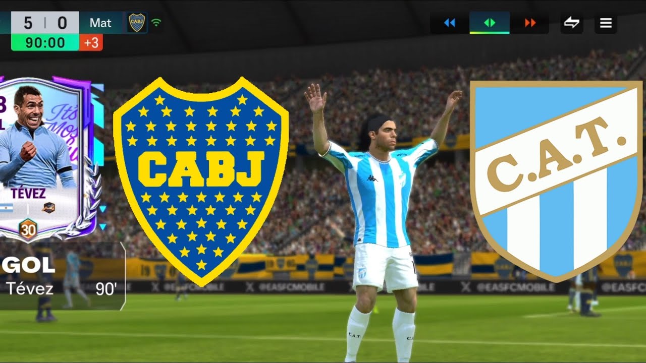 Boca Juniors vs Atlético Tucumán - FC MOBILE - División Rivals- Una goleada y gol de un ex Boca 