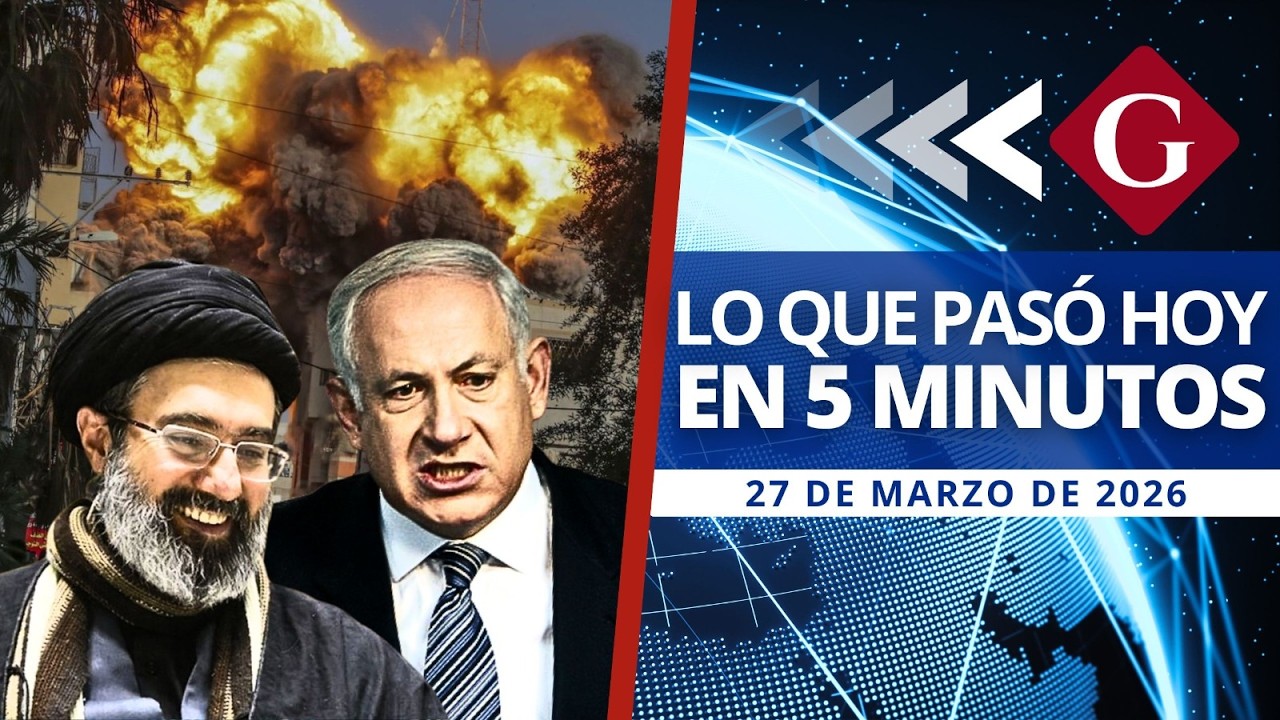 🔵 Noticias 27 marzo: ISRAEL PROMETE VENGANZA TRAS ATAQUES DE IR&Aacute;N A OBJETIVOS CIVILES | Noticiero