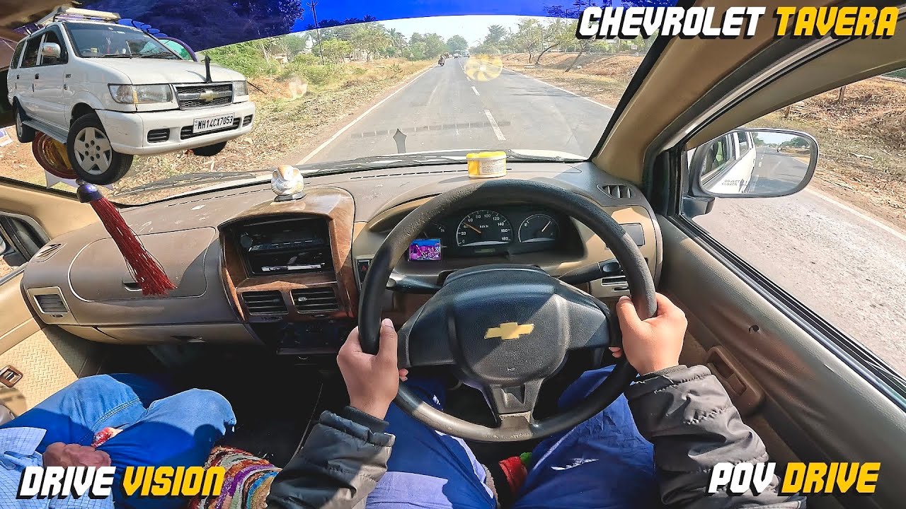 CHEVROLET TAVERA : POV DRIVE | The Best Public Commercial Vehicle | #tavera #povdrive #asmr 