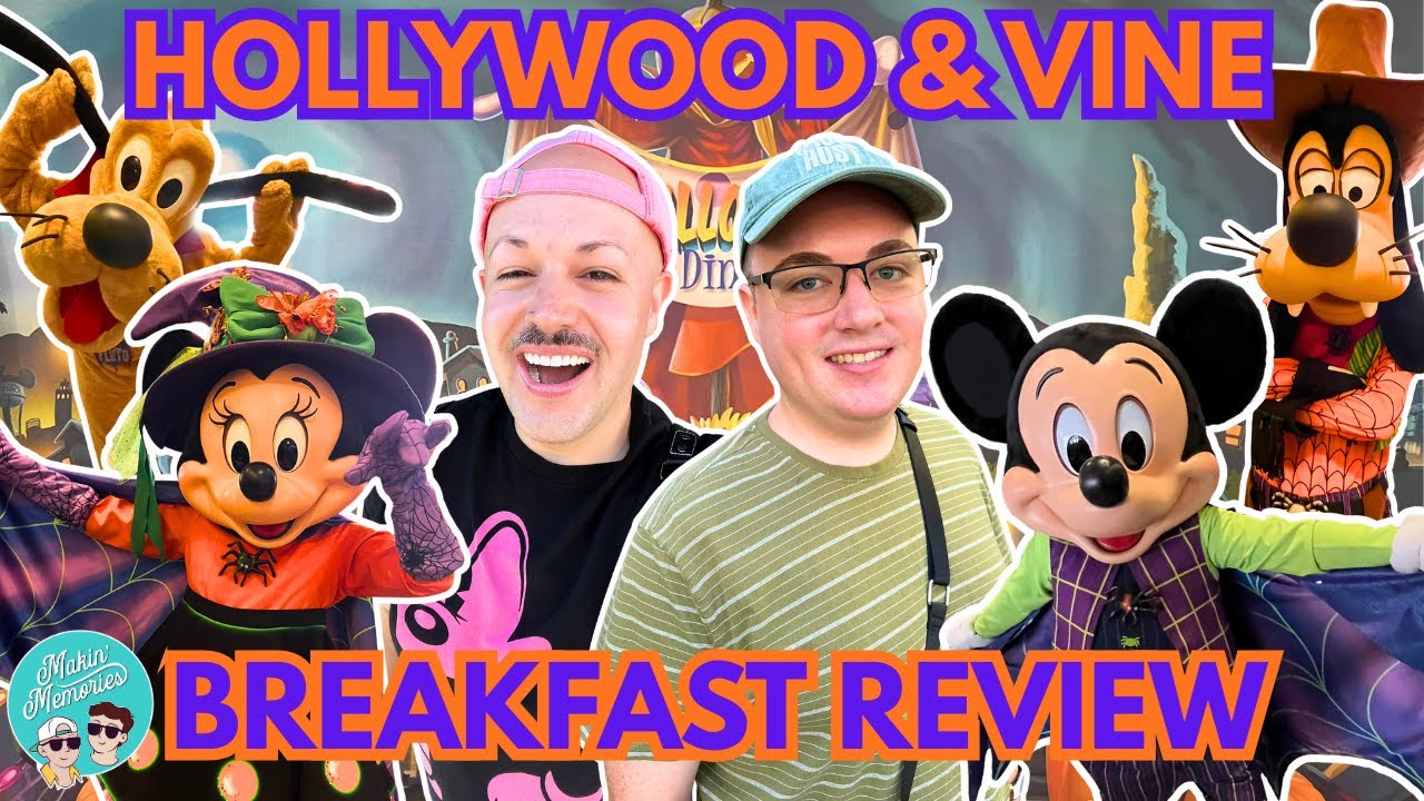 Завтрак в Hollywood & Vine изменился! | Обзор сезонного хэллоуинского ужина Минни! Disney World 2025