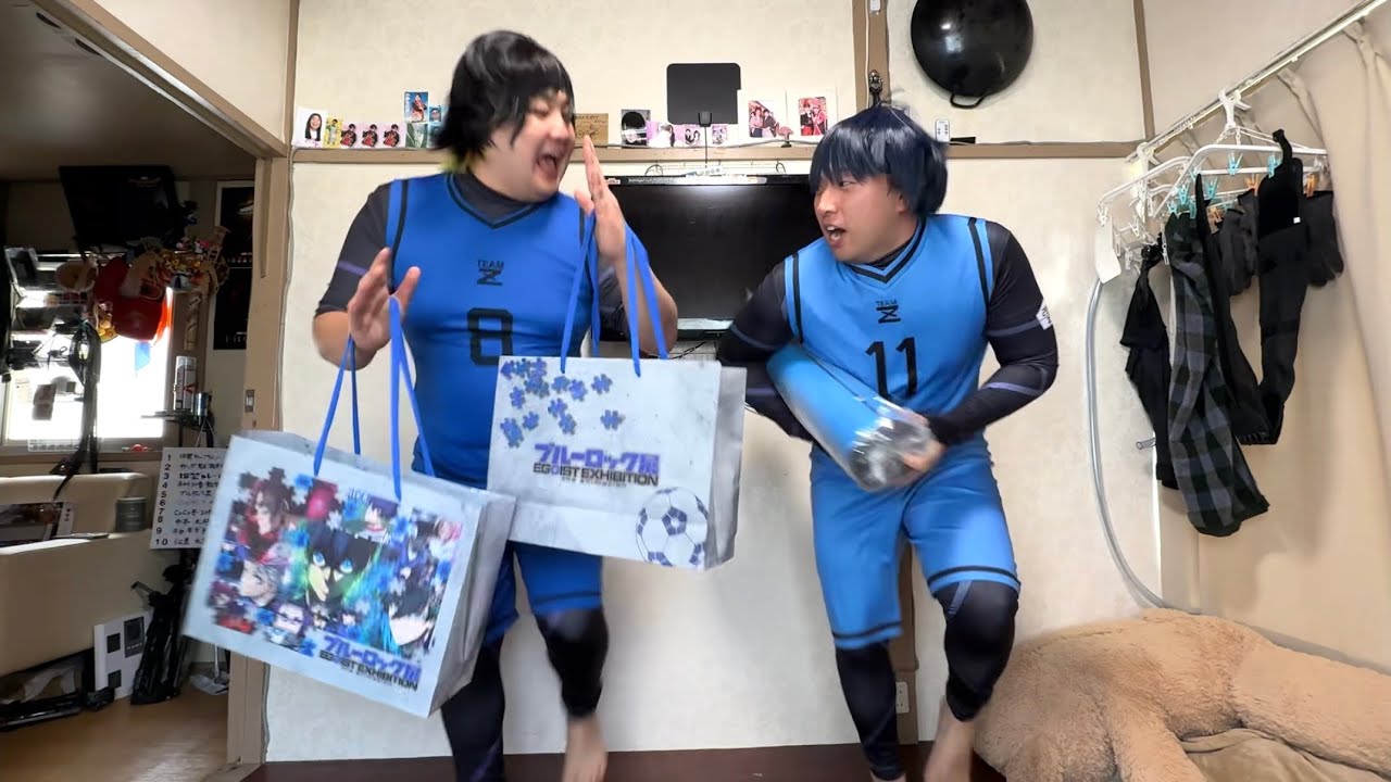 ブルーロック展行ってきた潔と蜂楽