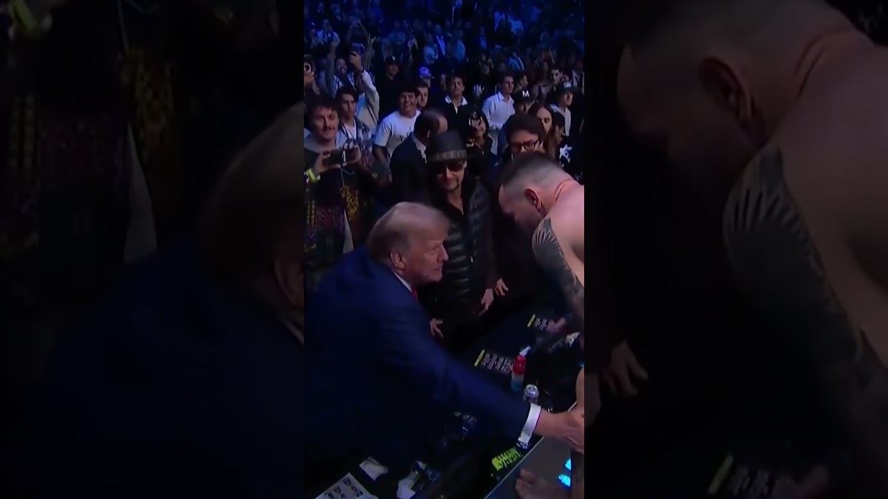 Colby Covington 🤝 Donald Trump #UFC296
