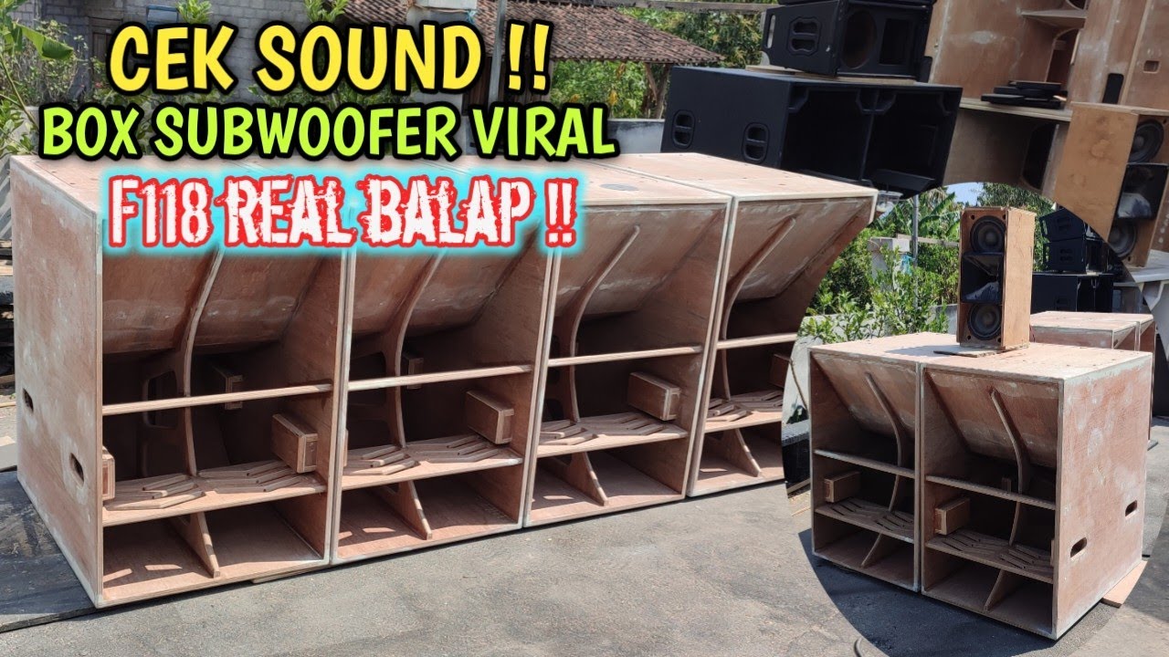 REVIEW CEK SOUND F118 SUBWOOFER VIRAL !!