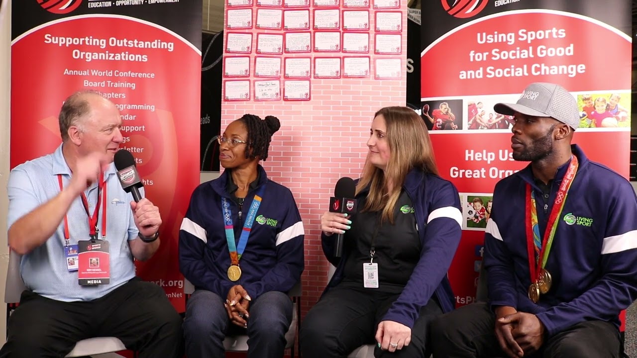 Super Bowl 59 Radio Row | Olympians Robinson, Marinelli, Merritt