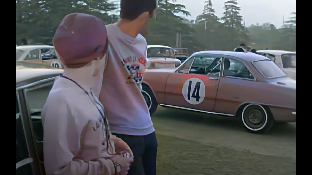 1967年「覆面ラリー車を奪え」　いすゞ　ベレット　カラー化