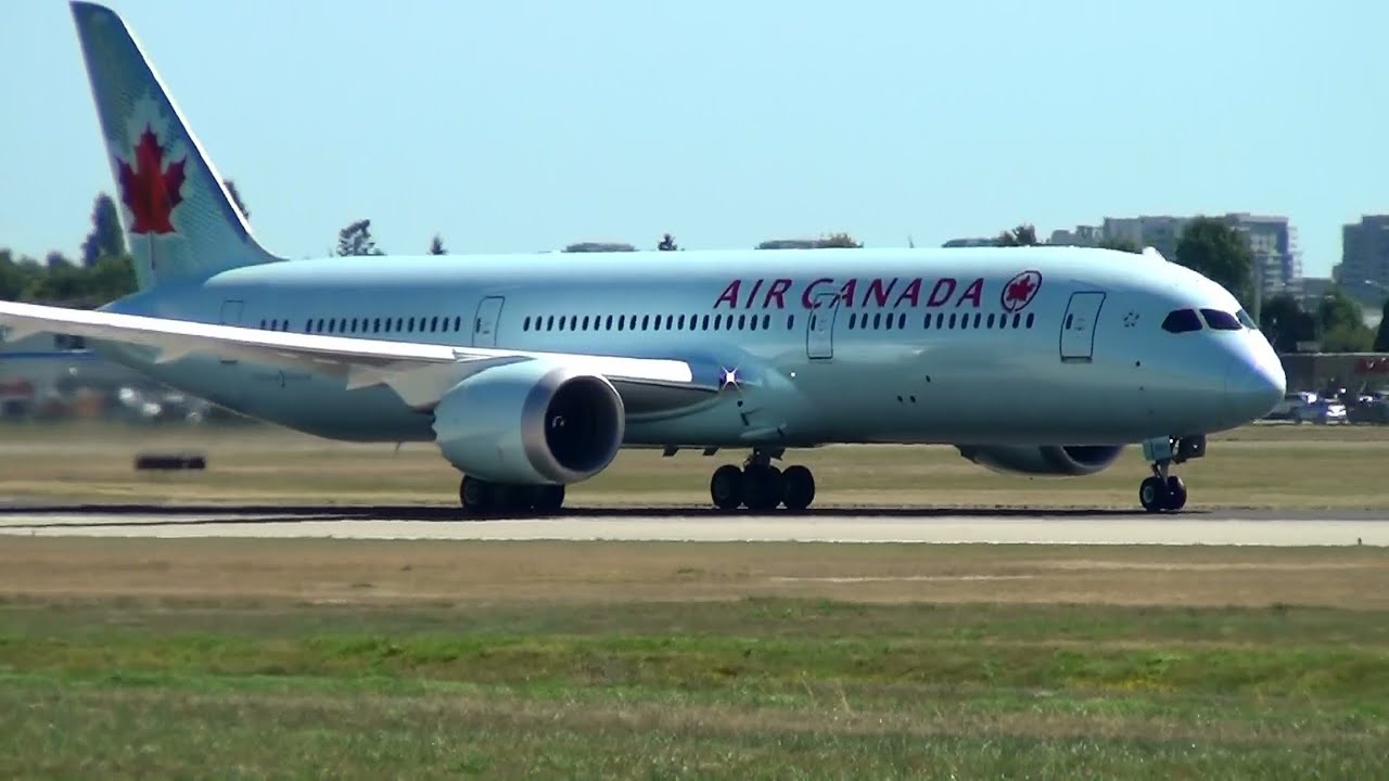 Air Canada 787-9 [C-FNOE] Takeoff Vancouver Airport (YVR)