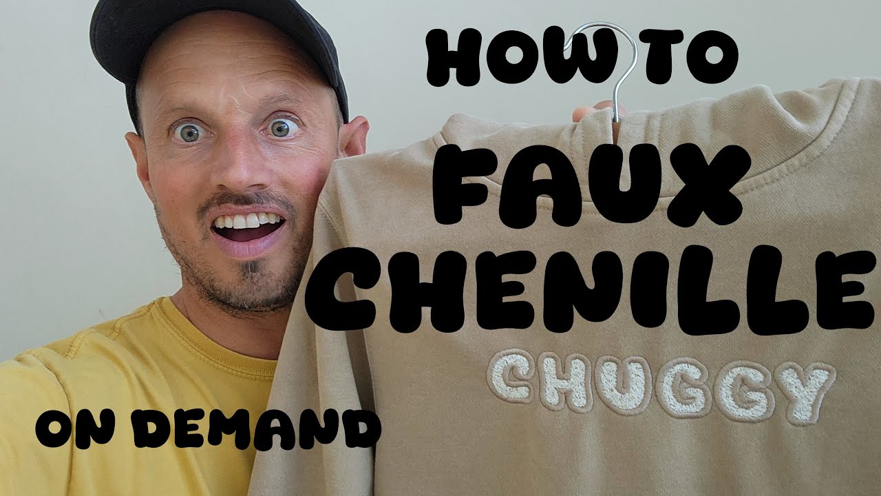 Faux Chenille Embroidery - Unlimited Orders & Zero Risk!
