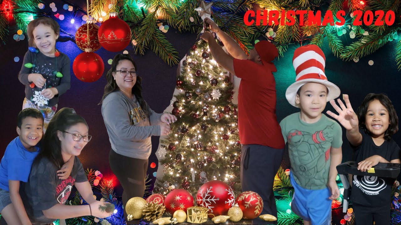 OUR 1ST CHRISTMAS VLOG(DECORATING THE CHRISTMAS TREE)