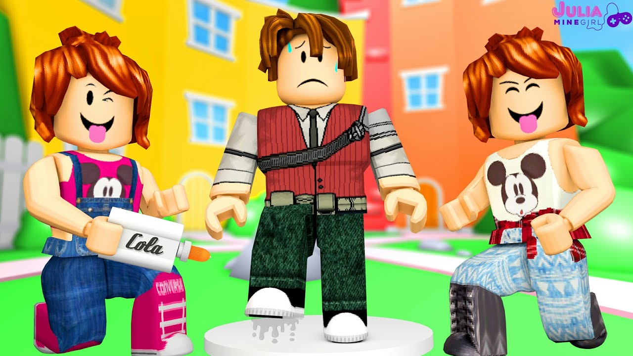 Roblox - COLAMOS O TEX NO CHÃO!