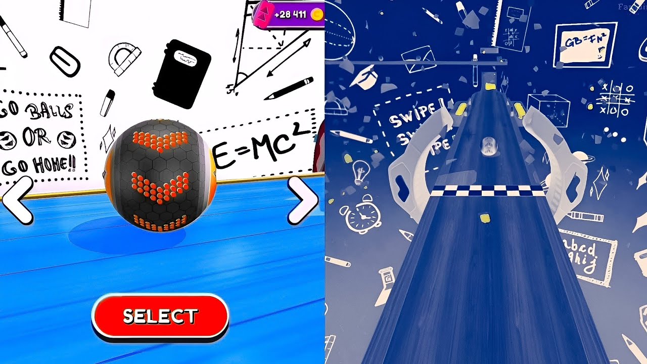 ⭕⭕🛡️Going Balls Vs Reverse Video Gameplay SpeedRun Part 1268