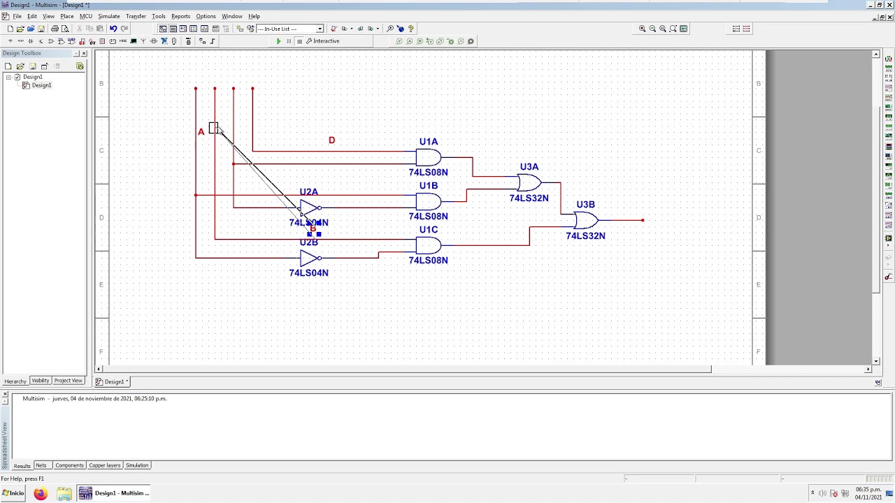 Uso de multisim para simulación de sistemas digitales