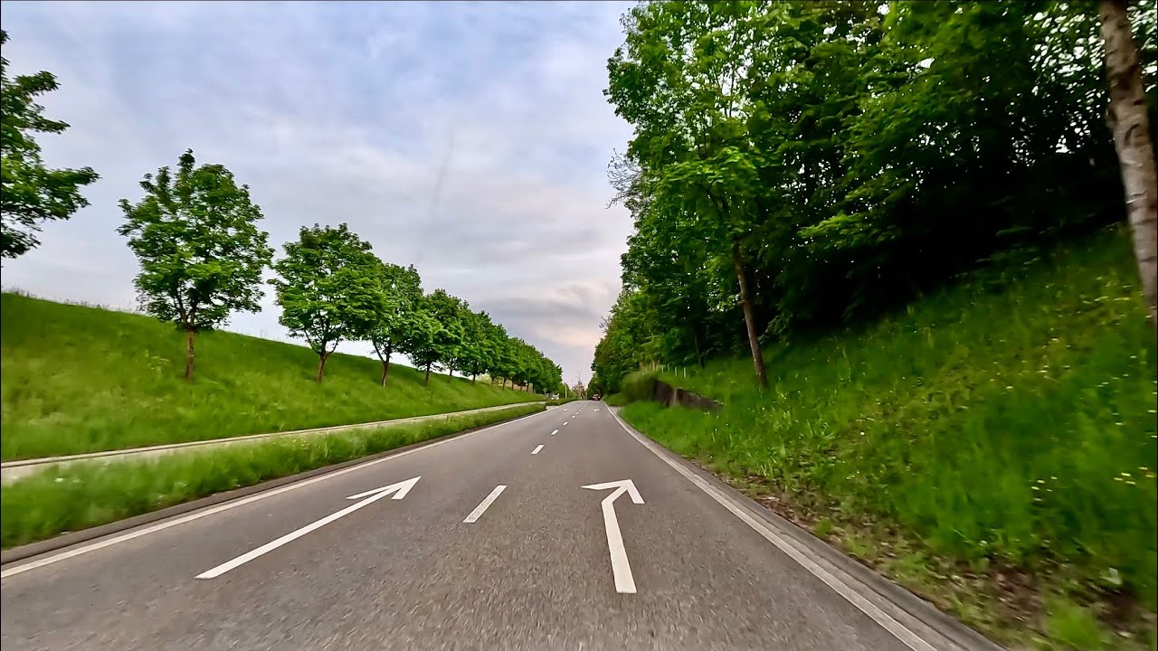 Driving in Swiss ,Highway Zurich To winterthur- Switzerland 4K