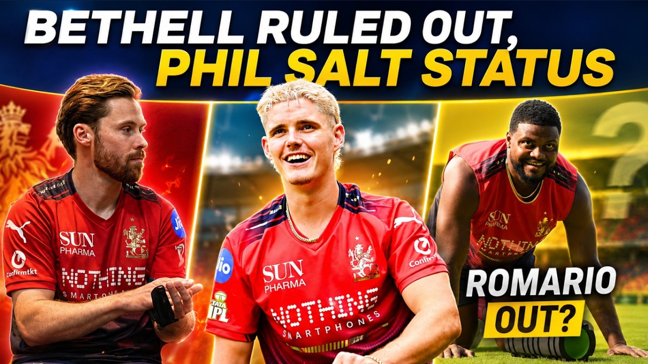 Jacob Bethell Leaves RCB Camp Ahead of Playoffs | Phil Salt Set For Comeback | RCB Playing 11 vs GT