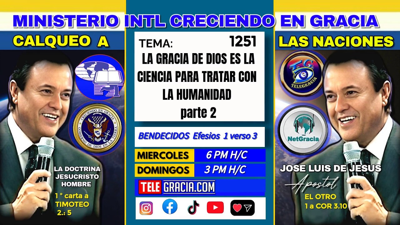 1251 CALQUEO LA GRACIA ES LA CIENCIA DE DIOS PARA TRATAR CON LA HUMANIDAD parte 2 aclara JESUCRISTO