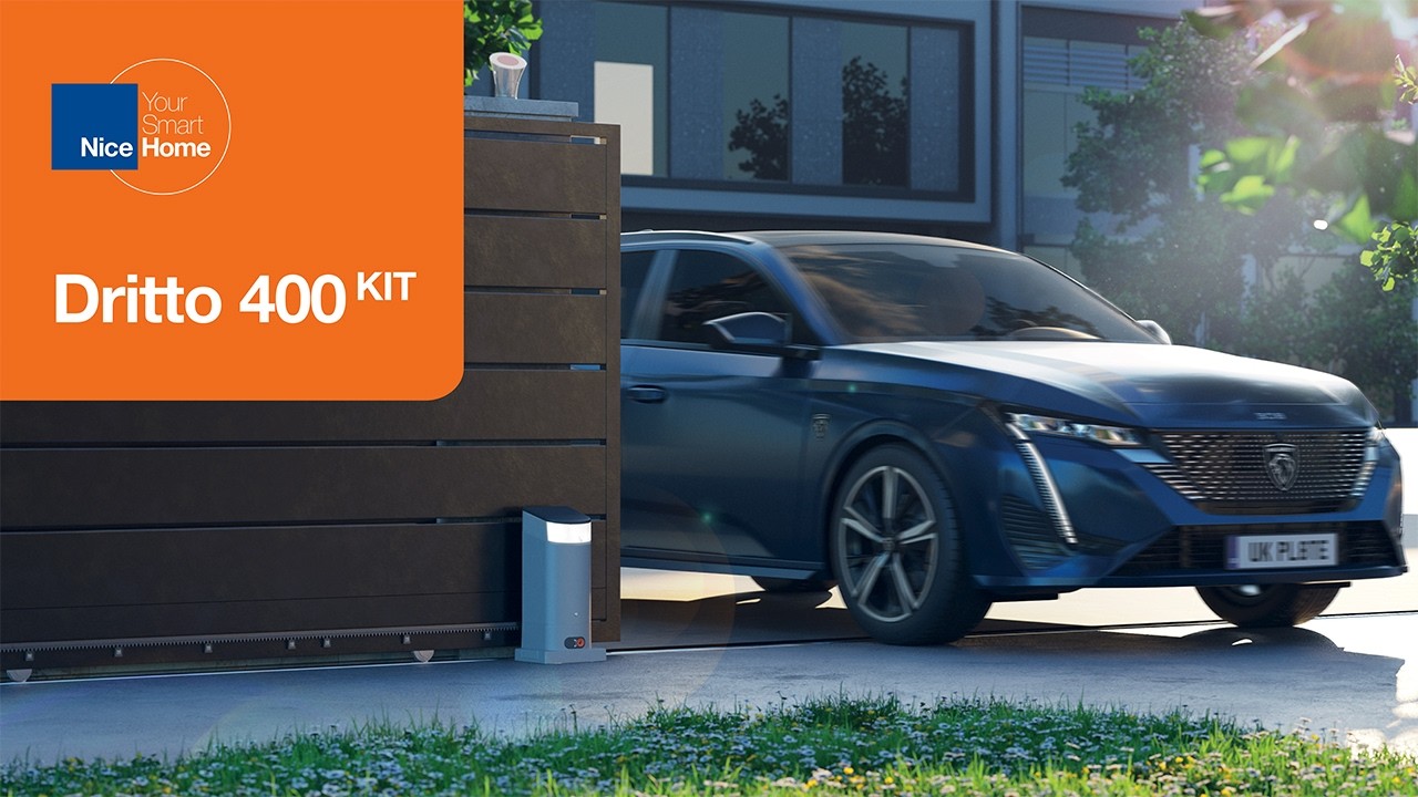 Découvrez la motorisation Dritto 400 Kit, pour les portails coulissants.