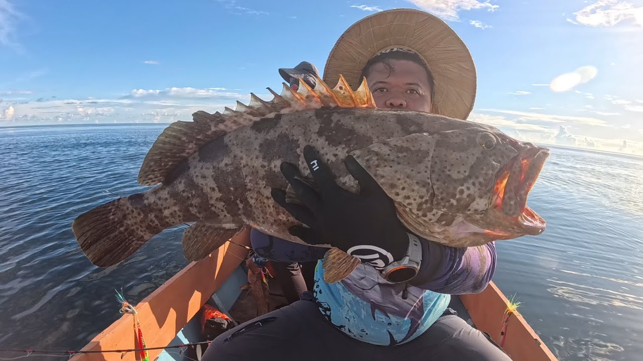 Mancing di Laut Tarakan, Strike Ikan Kerapu Babon dan GT Babon !!!