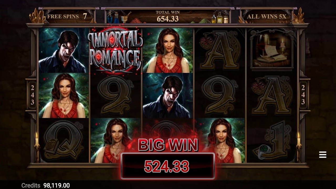🤑  Immortal Romance Slot Machine Bonus - Online Slots & Big Wins