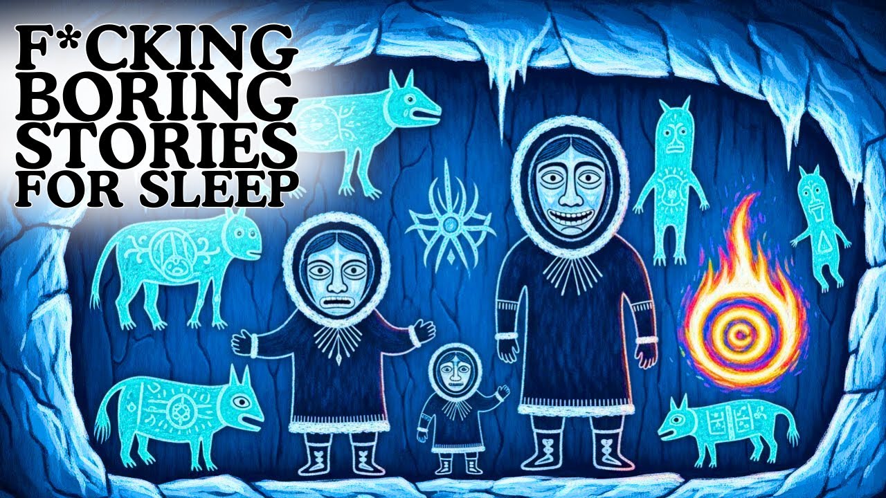 HOW INUIT FAMILIES STAYED WARM INSIDE FREEZING SNOW HOMES | BORING STORY FOR SLEEP