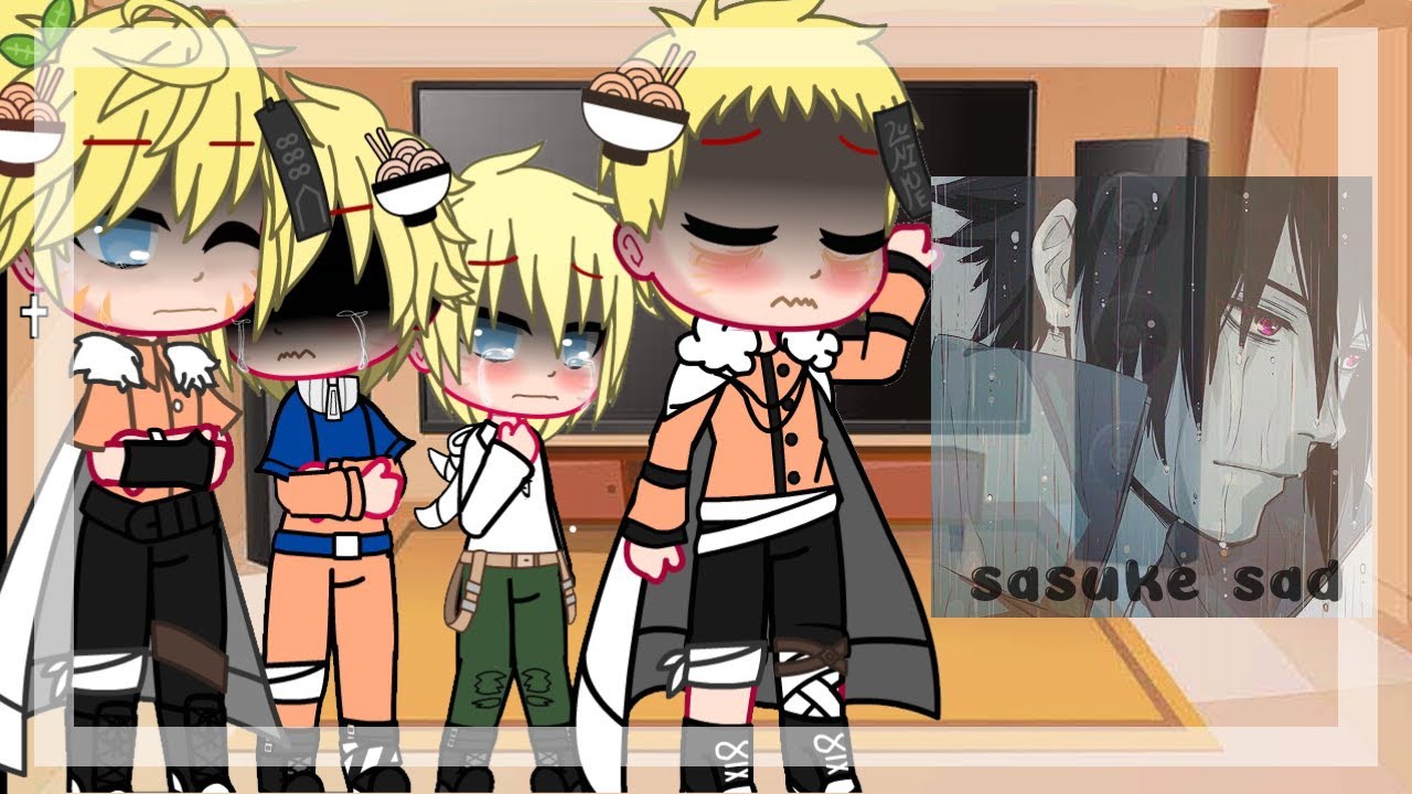 🍂todos mis Naruto reaccionan a sasuke 🍂//SAD//gachaclup//narusasu//creo original//