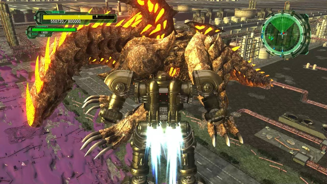 地球防衛軍6 Mod NAW ハイスピードバルガ VS 怪生物