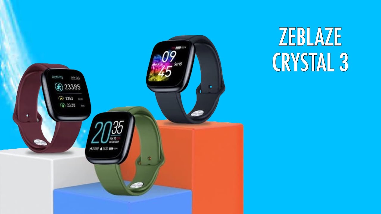 Zeblaze Crystal 3 Unboxing e Primeiras Impressões.