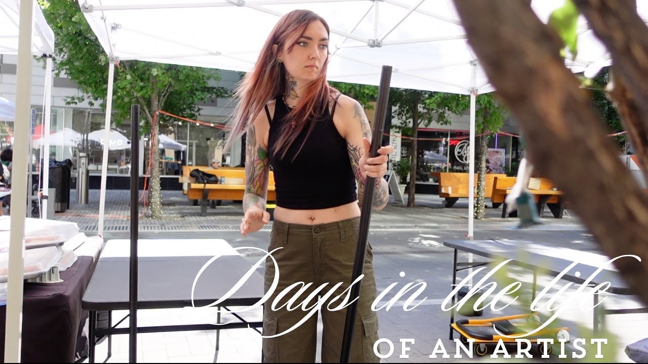 A Day in the Life as an artist - Art Vendor Markets in Minnesota