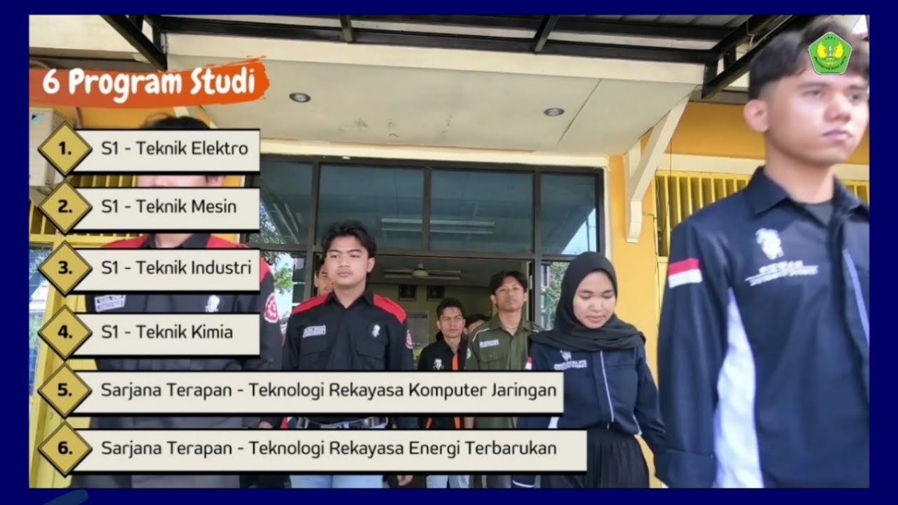 Fakultas Teknologi Industri Universitas Bung Hatta memiliki 6 Program Studi unggulan