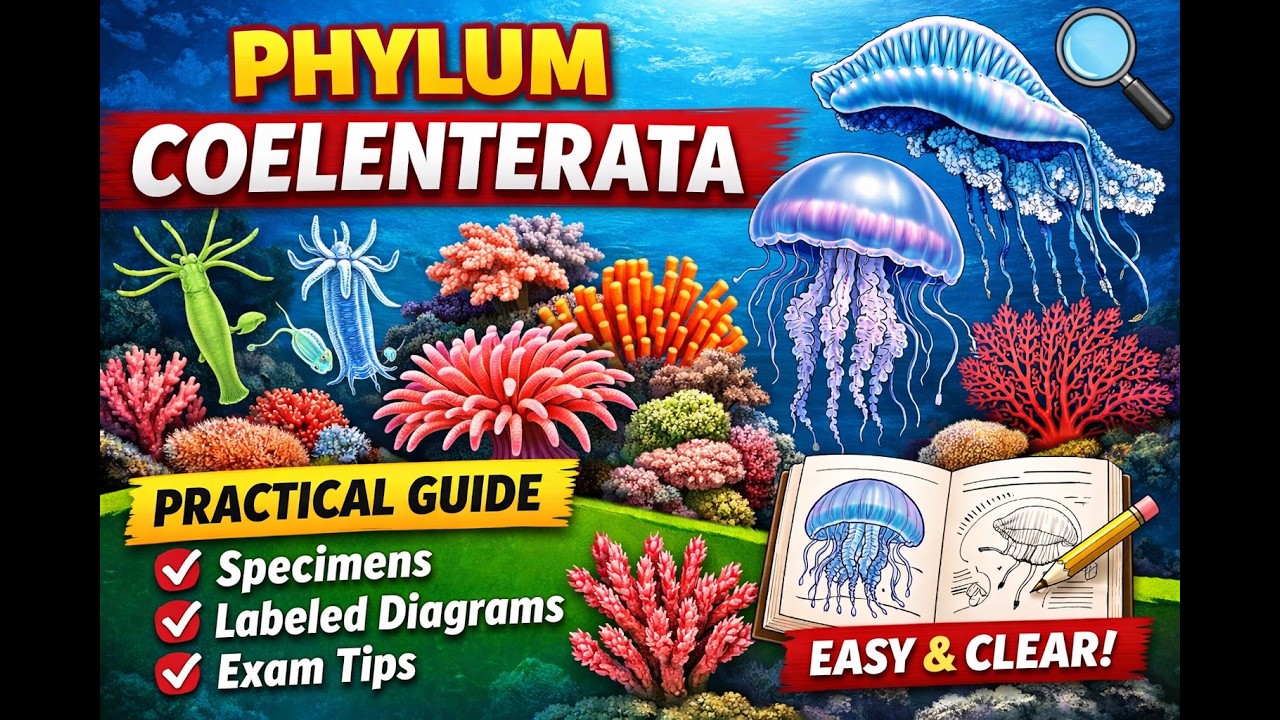 Phylum Coelenterata Made Simple - Complete Practical Guide for Students
