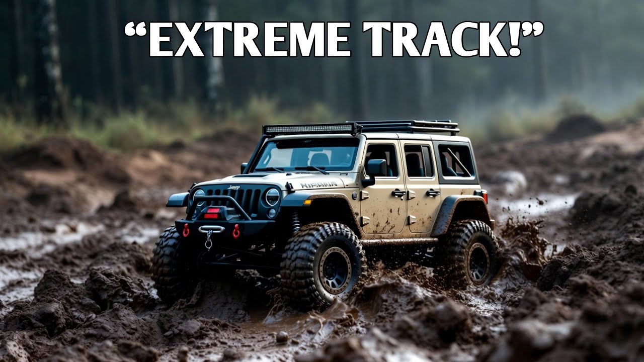 Insane RC Jeep Mud Run! Mini Off-Road Beast in Action!