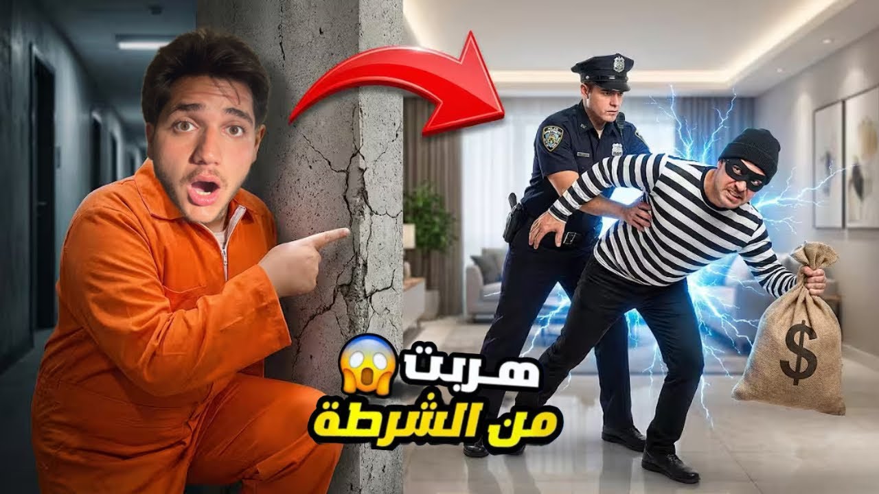 الشرطي خلودة يحاول امساك الحرامي حمزة ومستحيل تتخيلو شو صار…!!مخيف