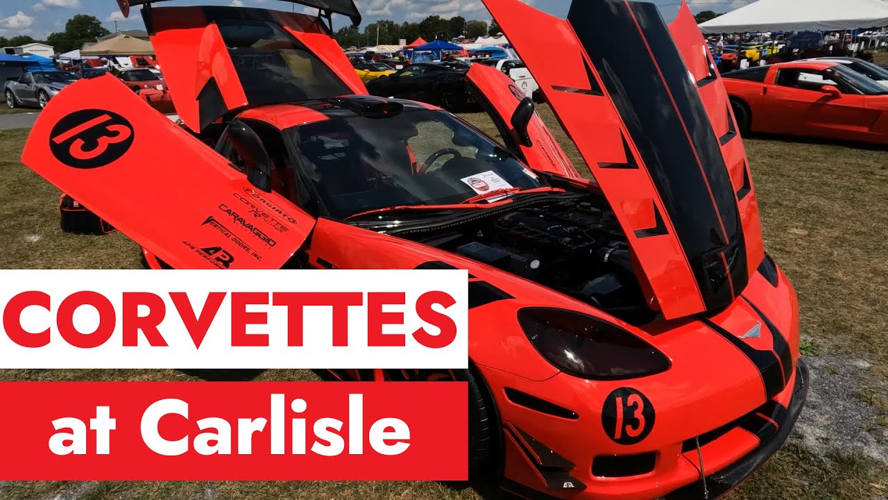 Corvettes на выставке Carlisle 2022 — крупнейшем мероприятии Corvette в мире!