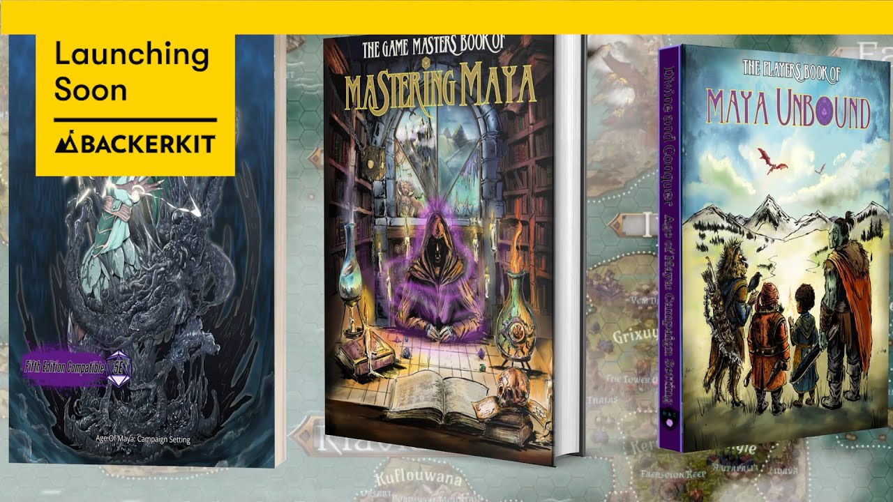 Backerkit | Age of Maya: Campaign Setting | Dark Fantasy for 5E |