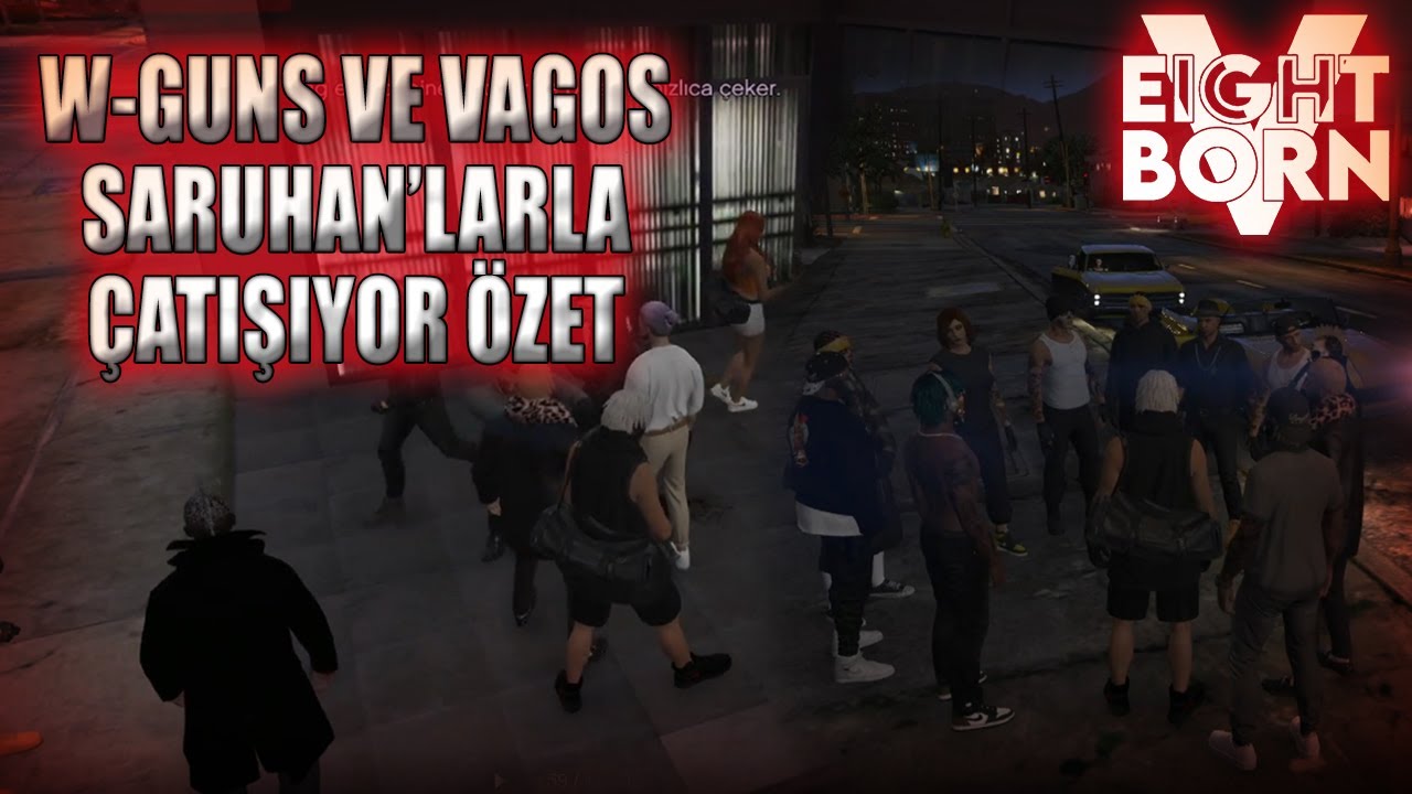 İGOR ALTAN'I BIÇAKLADI (Özet) ! W-GUNS VE VAGOS , SARU'LARLA ÇATIŞIYOR | Eightborn Komik Anlar