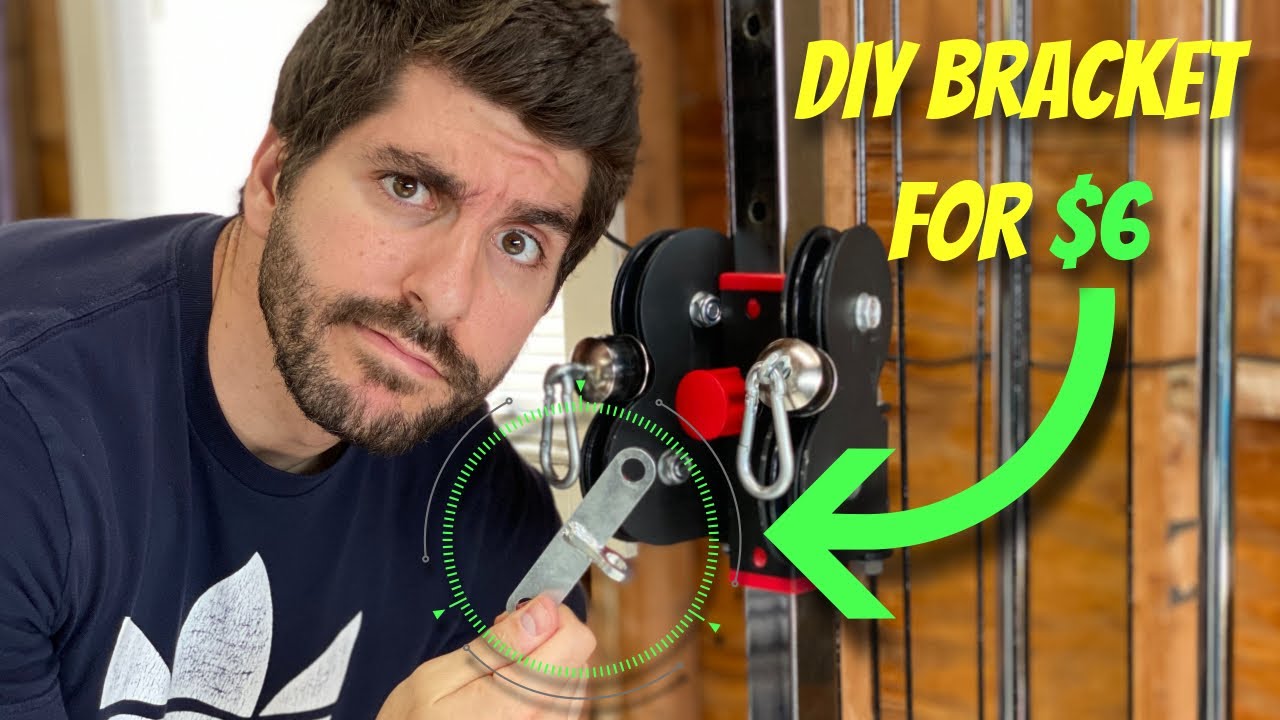 DIY Carabiner Bracket For Valor Fitness BD-62 Or Titan Fitness Wall Mounted Pulley Tower