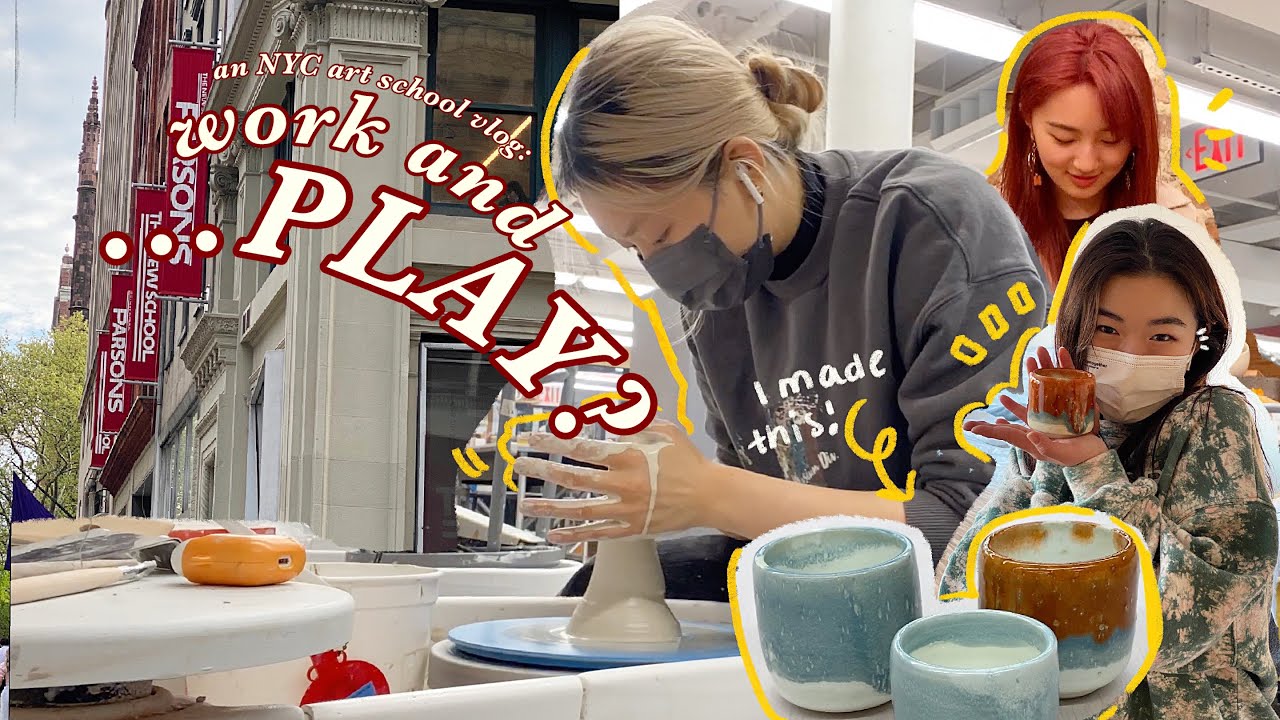 Time to GRIND!⚡️ | Parsons, NYC art school vlog