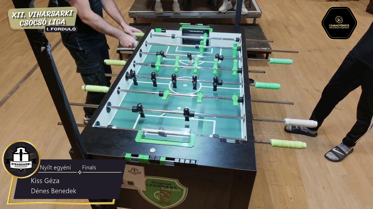 XII. Viharsarki Csocsó Liga - 1. forduló - 1. asztal élő