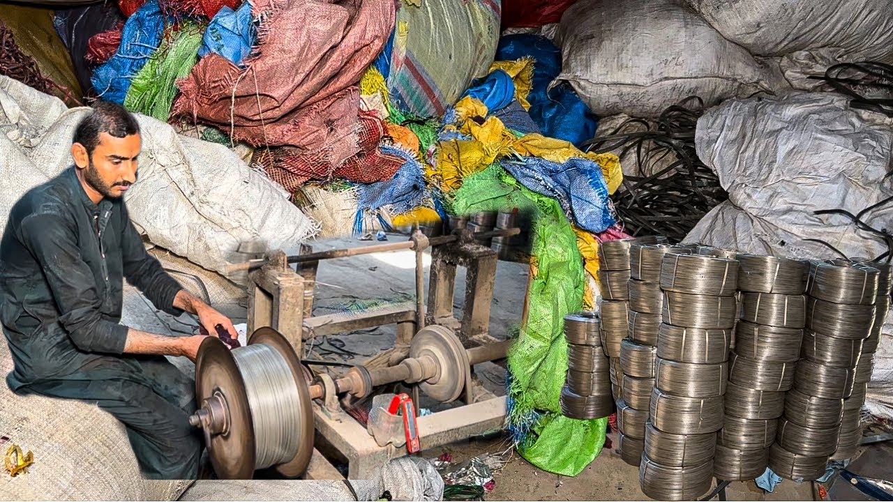 Recycling Millions of Waste PP Woven Bags to Make Quality Plastic Rope