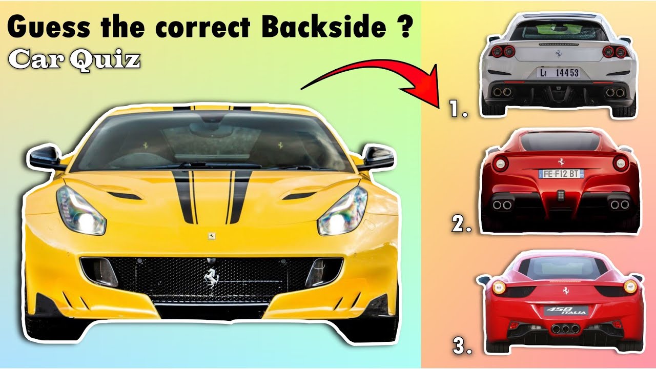 Guess the Car back side | Car Quiz Challenge