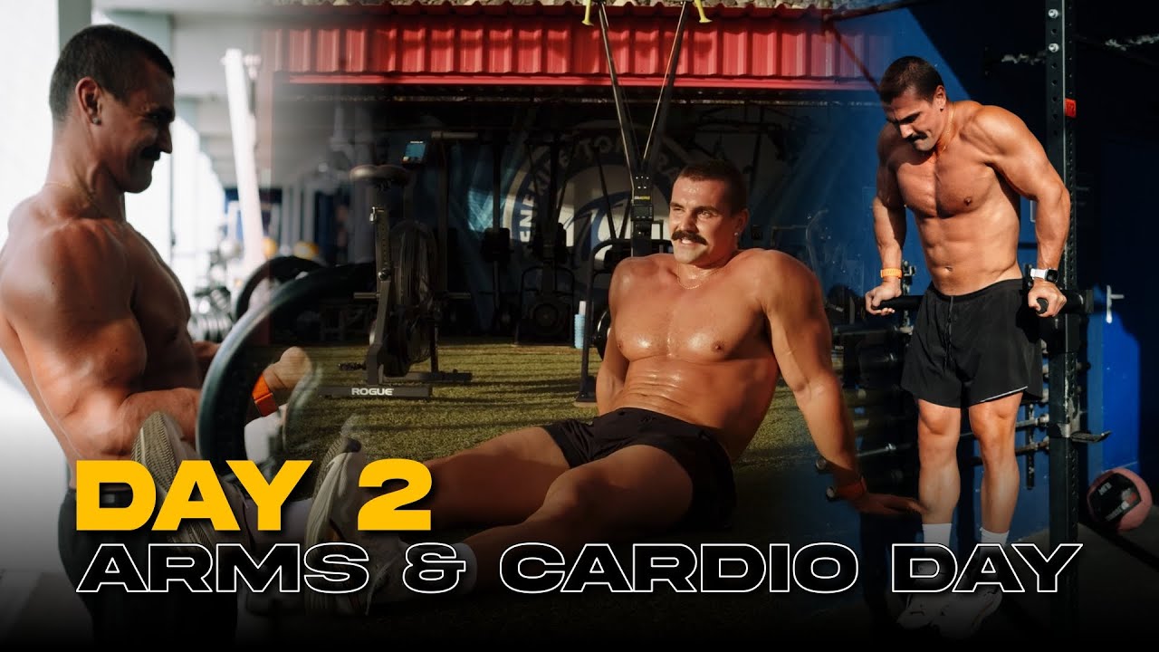 FULL WEEK OF TRAINING | DAY 2 ARMS & CARDIO