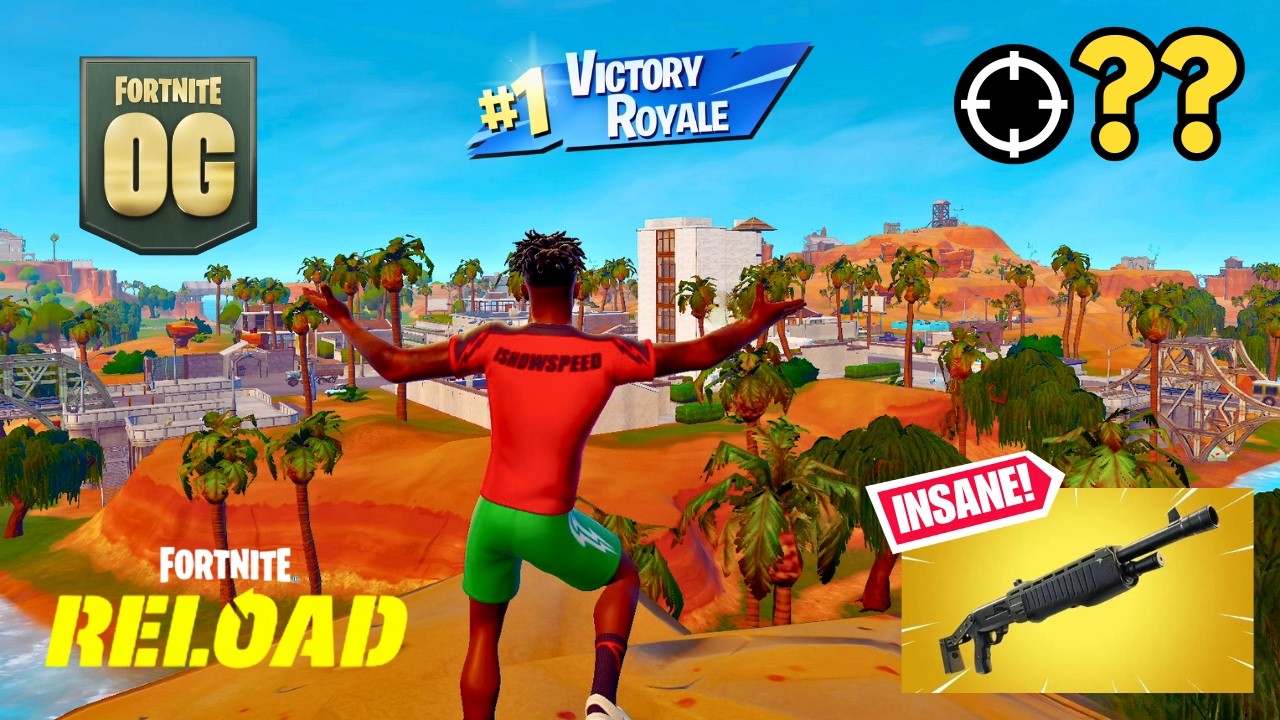 *NEW* ISHOWSPEED SKIN GAMEPLAY🏆Fortnite Reload on PS5 Controller🎮