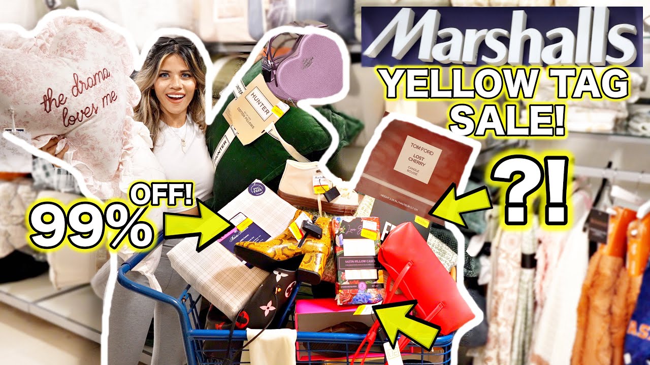 MARSHALLS YELLOW TAG SALE JUST STARTED! Designer & Luxury for WAY Less &ndash; Run Before It's Gone! 😱🟡 