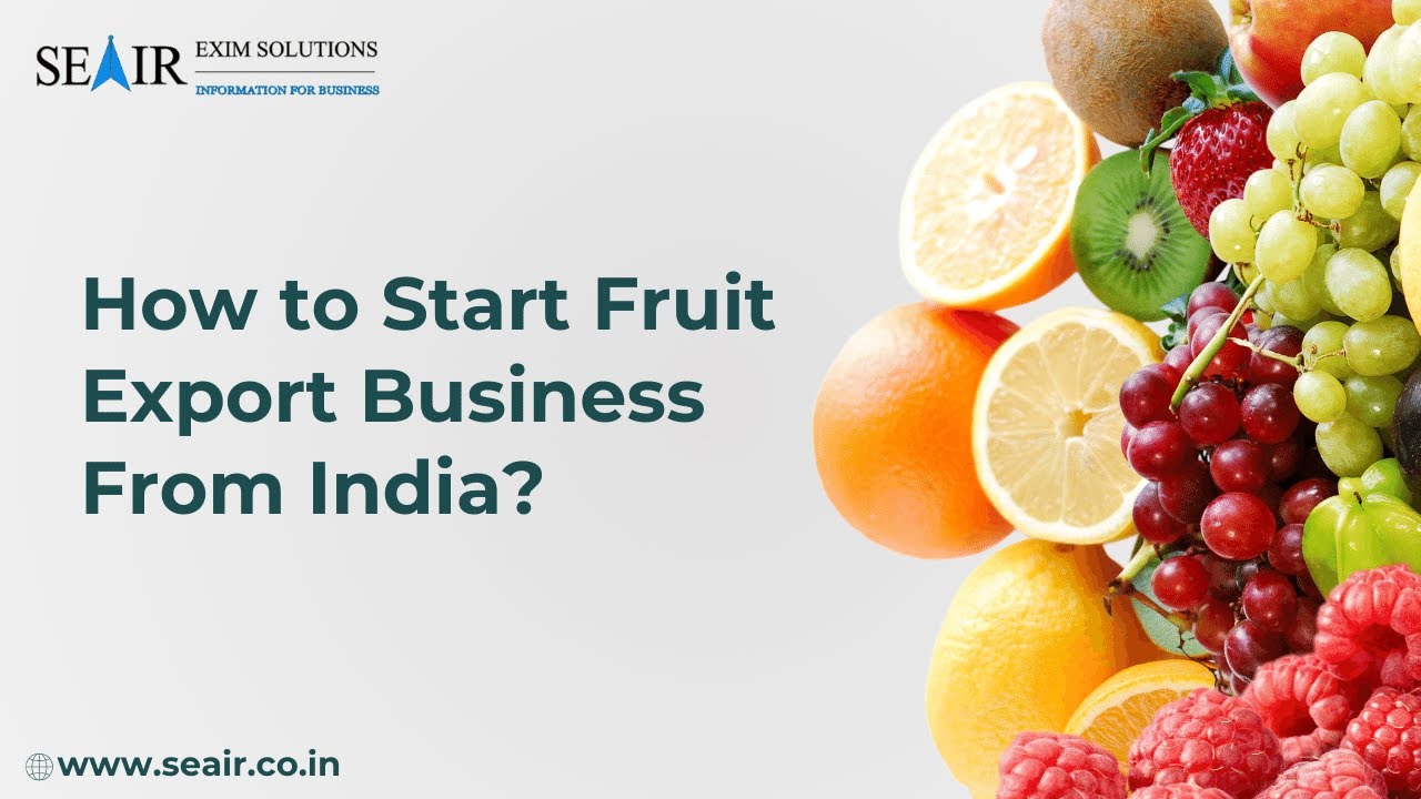 How to Start Fruit Export Business From India?