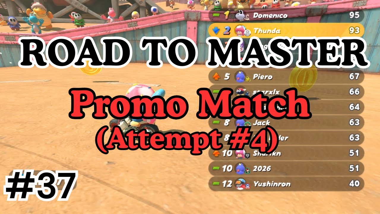 Mario Kart World Ranked | Road to Master #37 (Promo Match - Attempt #4)