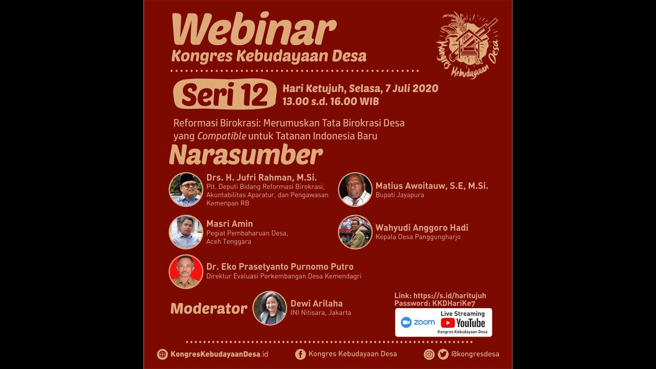 ✅REFORMASI BIROKRASI: Merumuskan Tata Birokrasi Desa yang Compatible untuk Tatanan Indonesia Baru