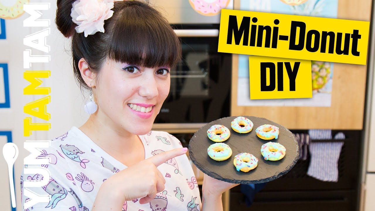 Mini-Donuts // aus dem Donut-Maker // #yumtamtam
