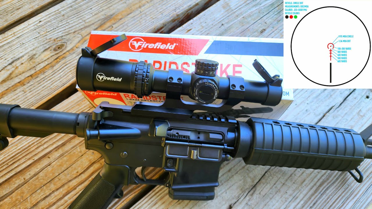 Обзор и стрельба из прицела Firefield Rapidstrike 1-6x24 LPVO