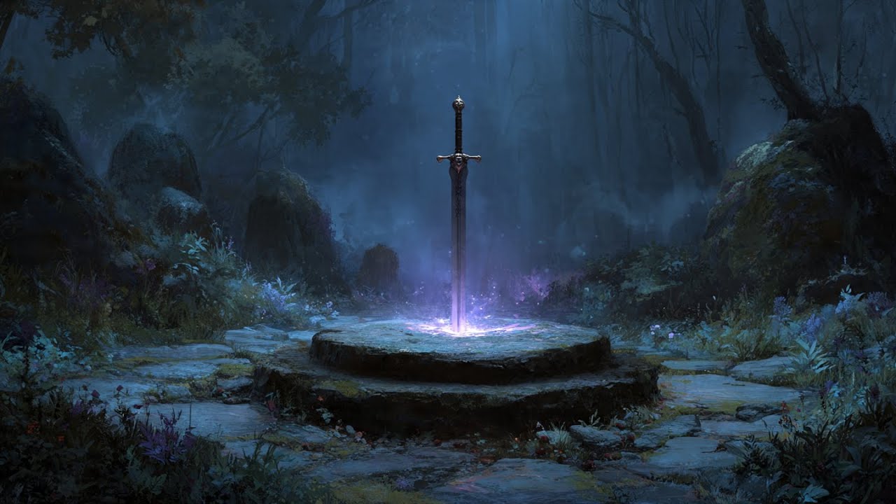 Forgotten Steel in the Rain | Dark Medieval Forest Ambience