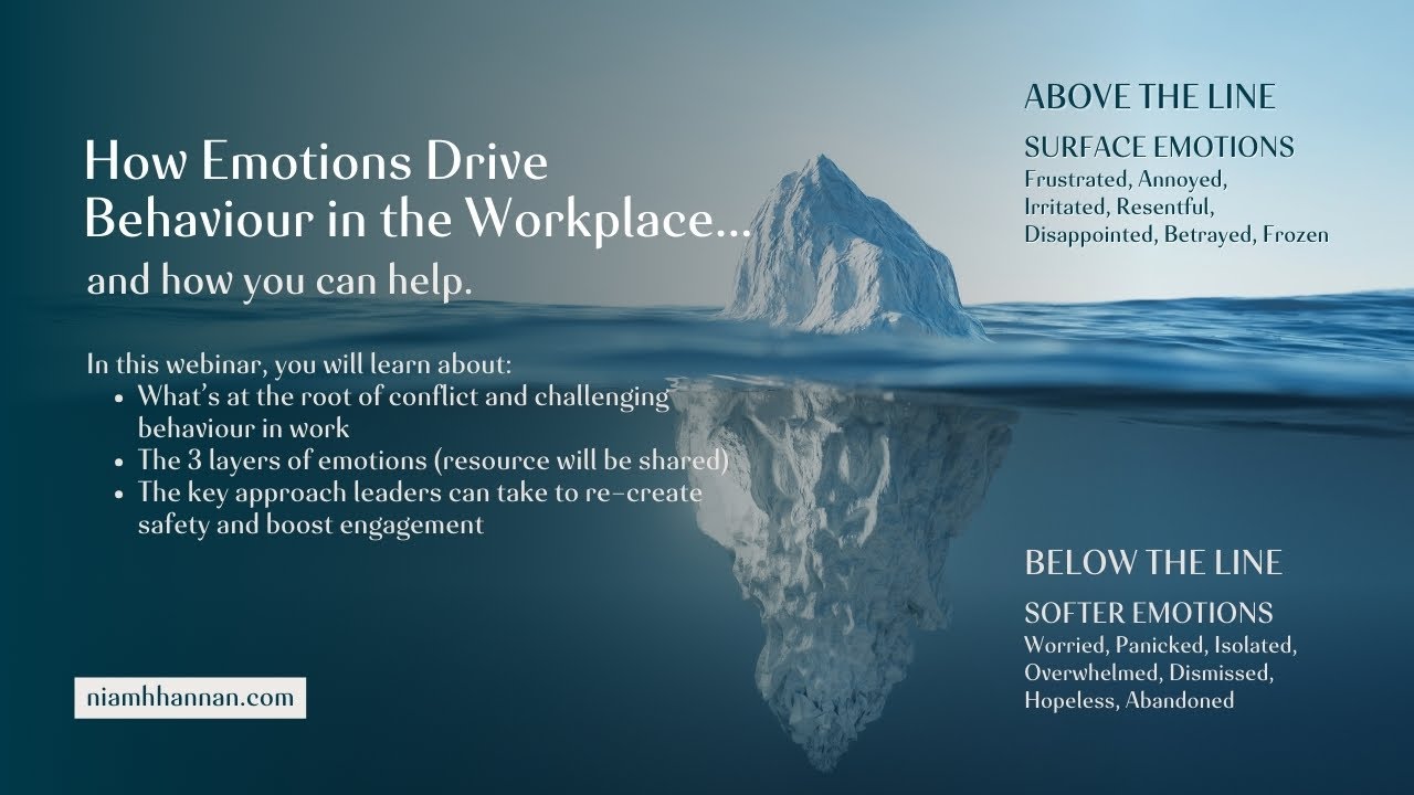 How Emotions Drive Behaviour in the Workplace and how you can help.