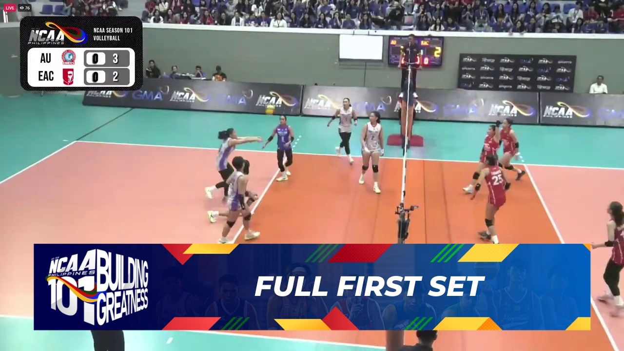 FULL FIRST SET - Arellano Lady Chiefs vs EAC Lady Generals | NCAA Season 101